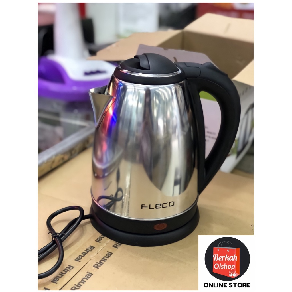 600 Watt Teko Listrik Otomatis Stainless Steel 1.8Liter Teh Kopi Rumah / Panci Listrik / Kompor Listrik / Teko Listrik  / Oven Listrik / Kantor KL-NS