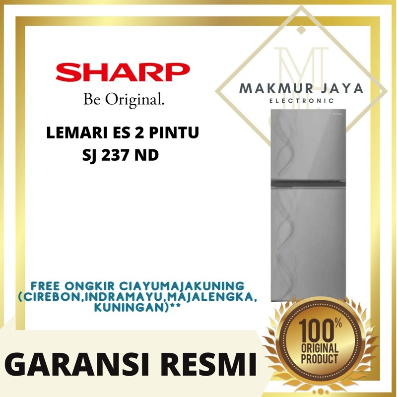 KULKAS SHARP 2 PINTU SJ 237 ND KHUSUS CIREBON