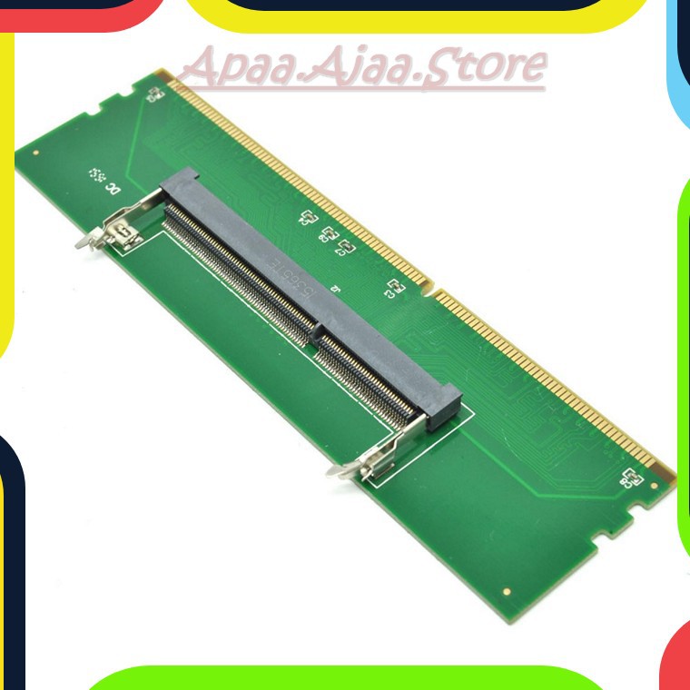 Bayar Ditempat SODIMM DDR3 Laptop To DIM DDR3 Desktop RAM Adapter Converter - STD