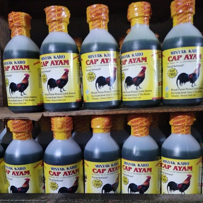 Minyak urut karo cap ayam DEWASA 200 ML