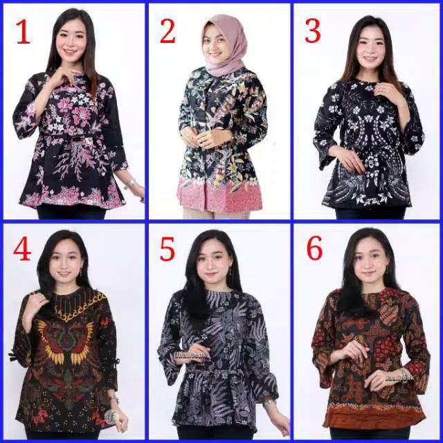 Atasan Batik Dolby Dolbi Dobby Doby Tenun Sutra Tulis Halus Katun ATBM Baron ,Sarombit Atasan