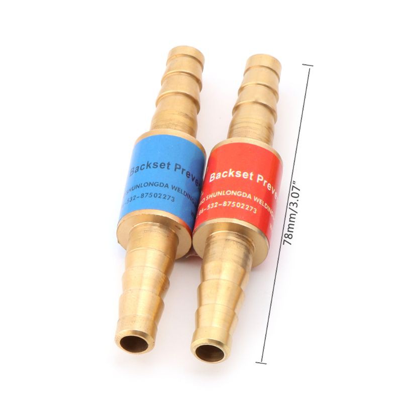 2Pcs/Set Flashback Arrestor Pengaman Tabung Gas Acetylene/Propane/Oxygen