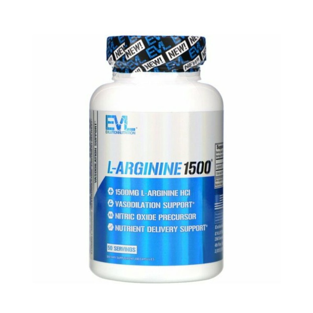 EVL L Arginine 1500 Nitric Oxide Nitrix 100 Caps Anti Diabetes 2 Impoten Penyubur Sperma