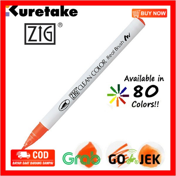 

(BISA COD) Kuretake Zig Clean Color Real Brush Pen