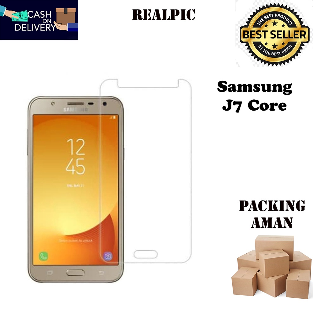 Tempered Glass Samsung Galaxy J7 Core Screen Protector Anti Gores