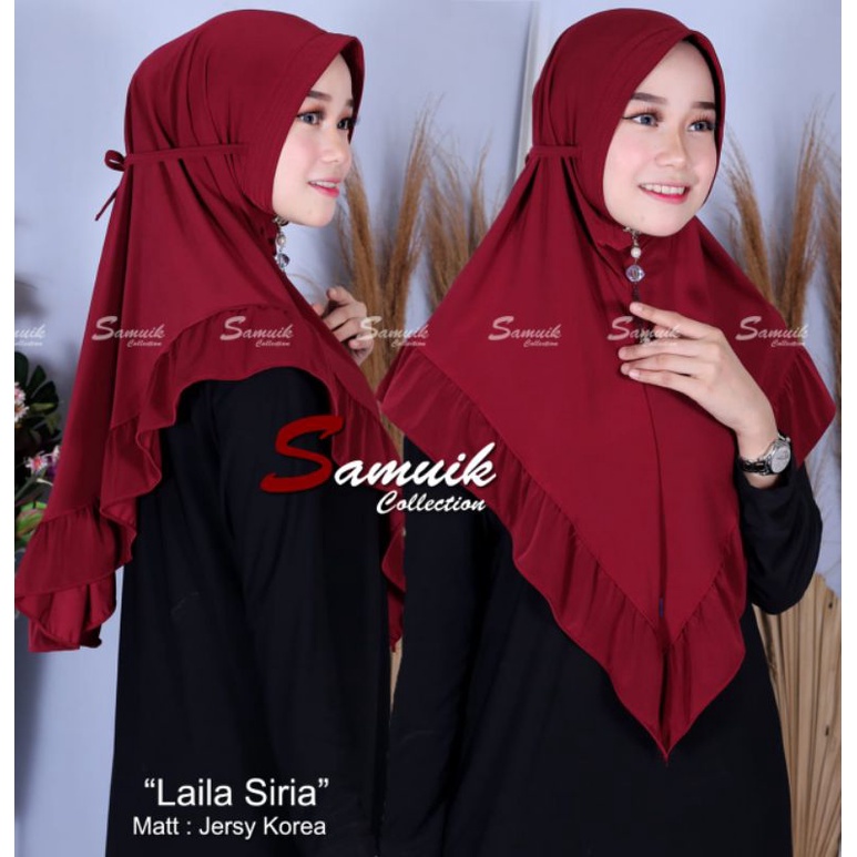 SAMUIK JILBAB JERSEY PREMIUM LAILA SIRIA
