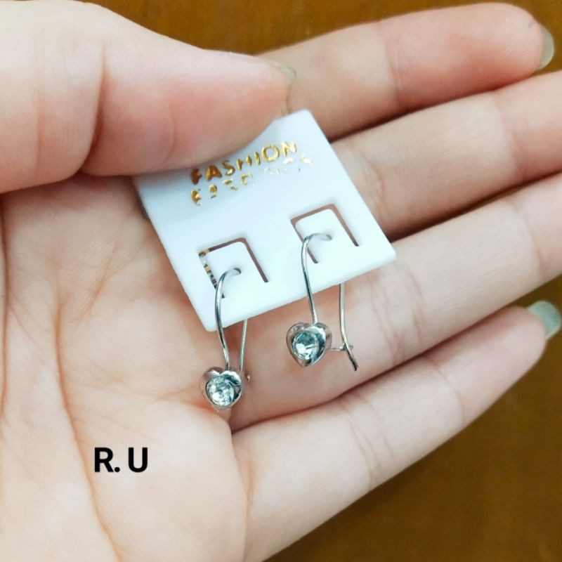 Fourfashion Anting Deasy Love Silver Kekinian PD088