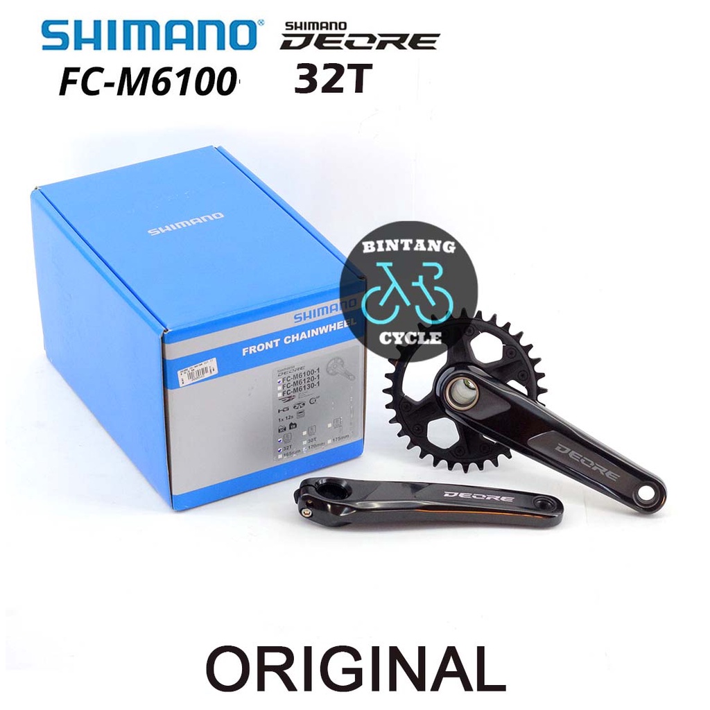 CRANK SHIMANO DEORE FC-M6100 1X12Speed 32T - Crank Deore M6100