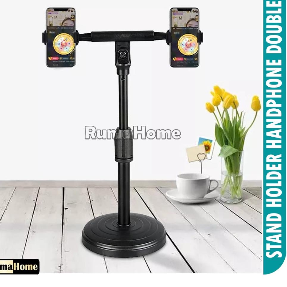 Gg5G0--STAND HOLDER SMARTPHONE / stand hp / dudukan hp / stand holder tablet / ring light / Phone Ho