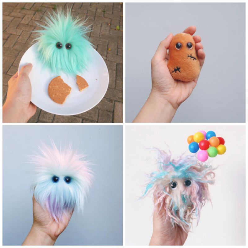 Worry pet Vol.02 - Sensory toy for mental health anxiety buddy- Fidget - Stress ball