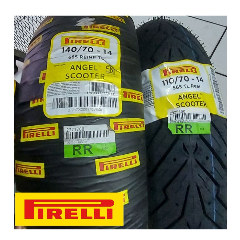 Paket Ban Pirelli Angel Scooter 140/70 R 14 dan 110/70 R17 For Aerox PCX