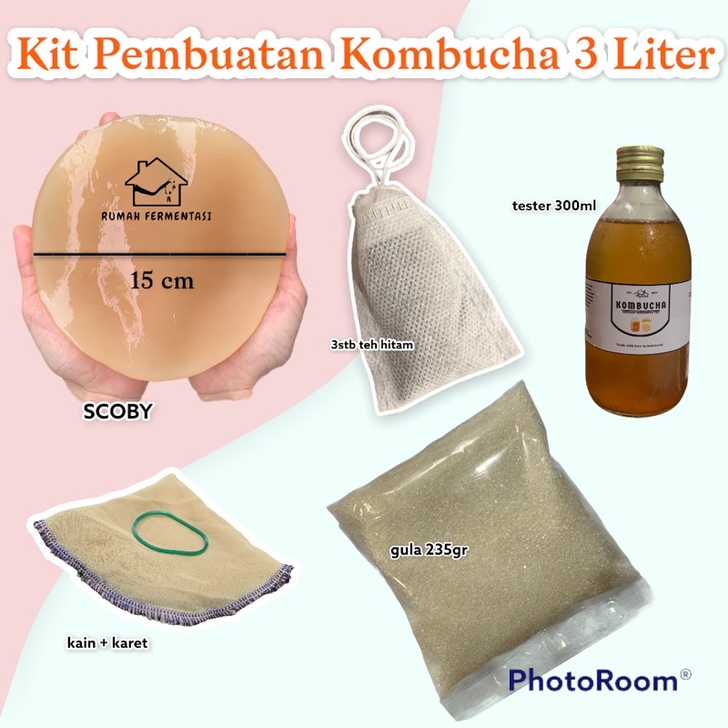 

KIT KOMBUCHA SIAP BIKIN 3 LITER