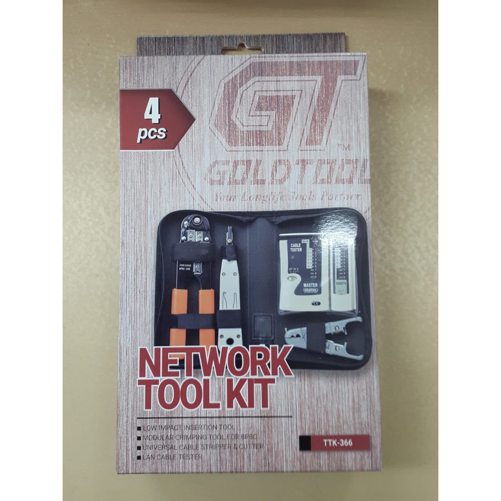 GOLDTOOL TTK-366 NETWORK TOOLKIT