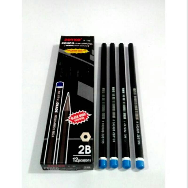 

PENSIL JOYKO 2b P92(kayu hitam)/pencil black wood