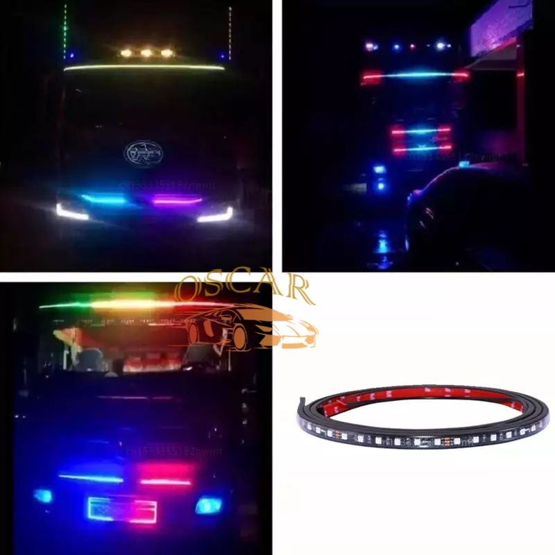 Lampu LED Canter Net Light Strip 24 Volt Untuk Truck Bus 1.5M 2M 2.5M