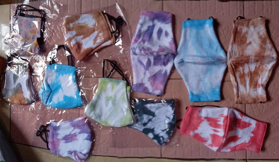 Masker Tie Dye Hijab