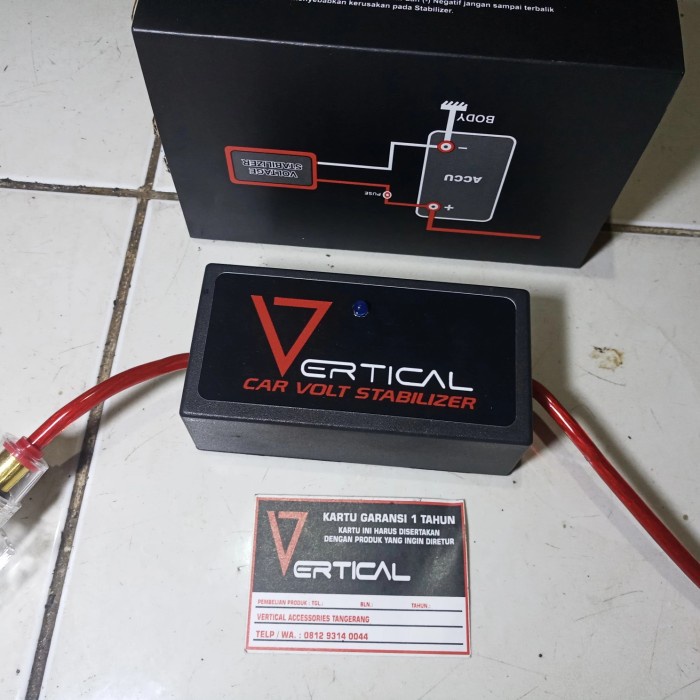 Voltage Stabilizer Aki Mobil Dgn Indicator Led