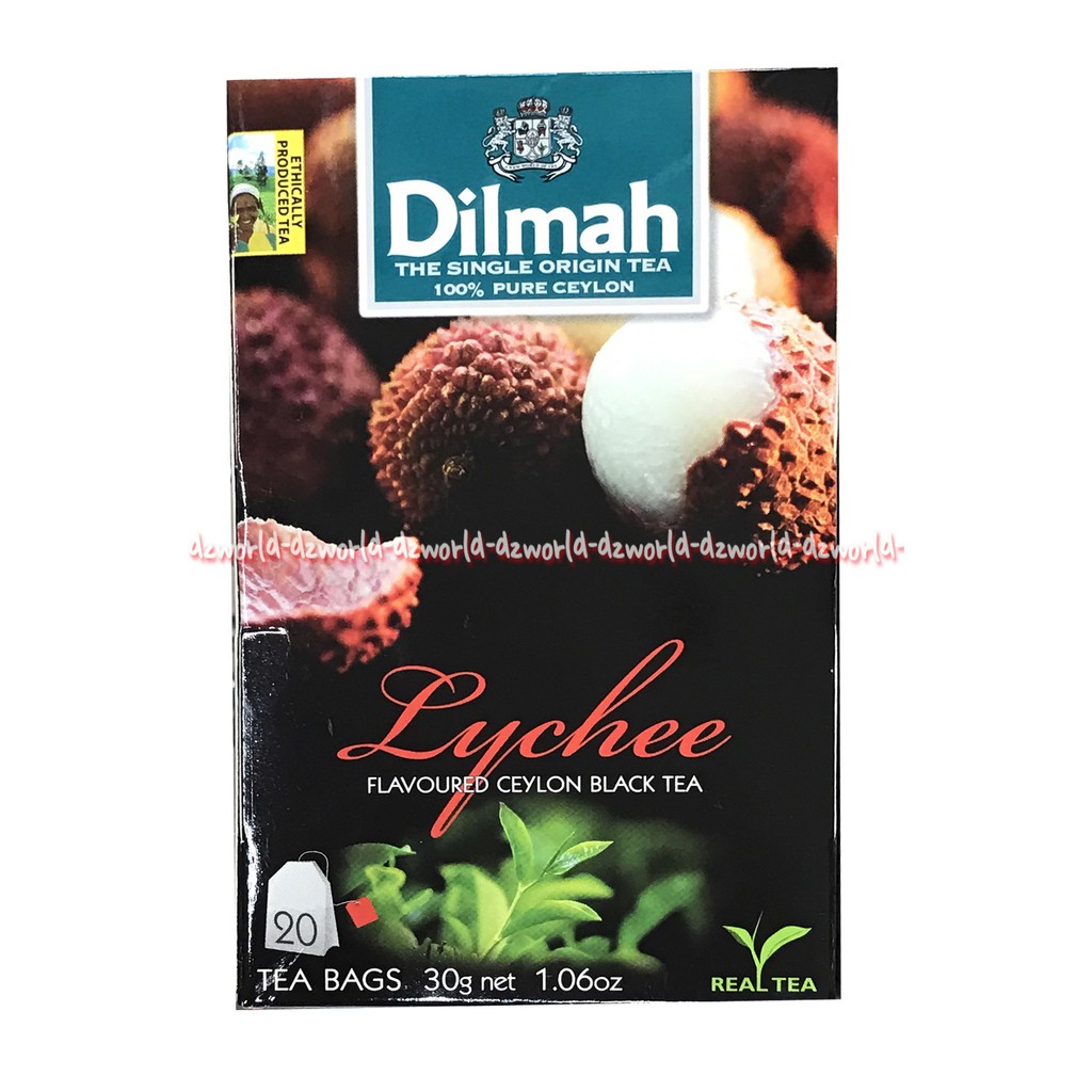 Dilmah Lychee Tea Teh Celup 20 Tea Bags Teh Leci