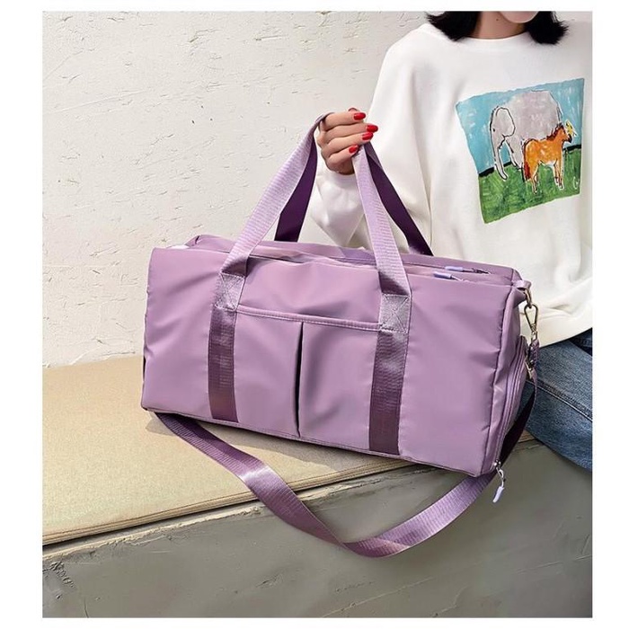 TAS GYM / GYM BAG BAHAN CANVAS / TAS TRAVELLING DUFFLE BAG TAS FITNES