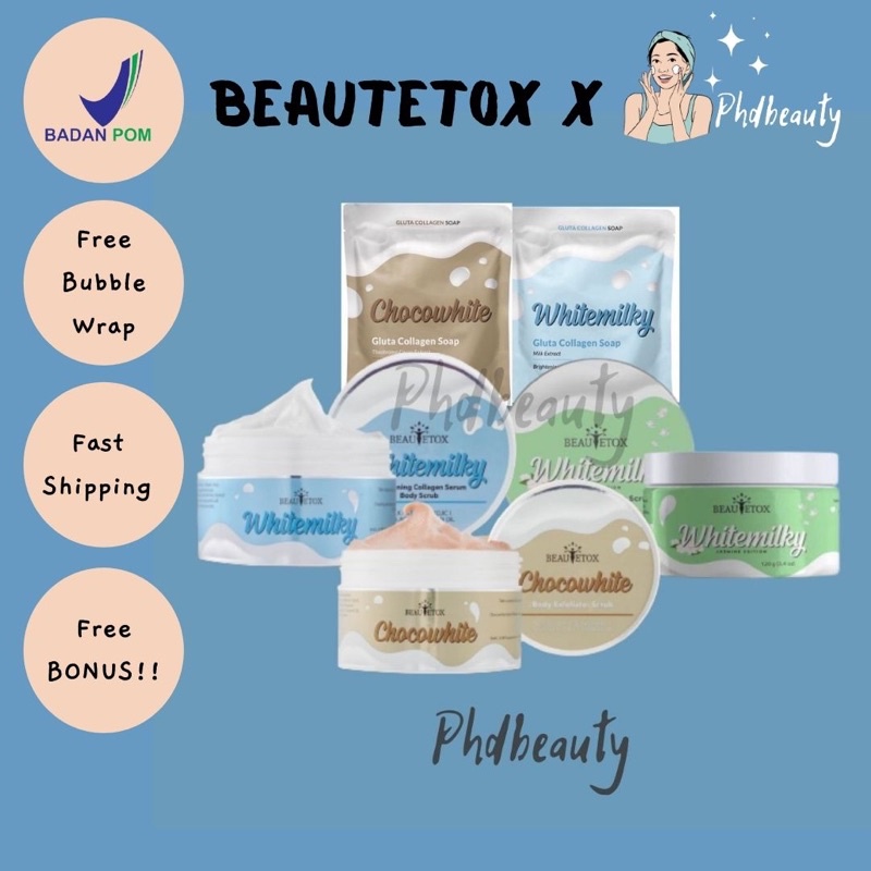 SIAP KIRIM‼️SCRUB WHITEMILKY CHOCOWHITE SCRUB SOAP GLUTA COLAGEN SCRUB JASMINE BEAUTETOX Hello Papa Lip Booste