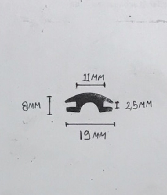 Karet List Roof Atap Mobil Universal