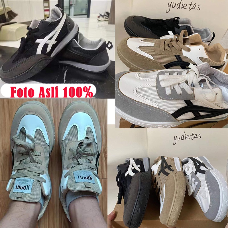 Sepatu Sneakers Casual Pria  Sepatu Sport Pria COD Highland Sepatu Pria Sneakers Sepatu Lari Olahraga Sport Running Jogging