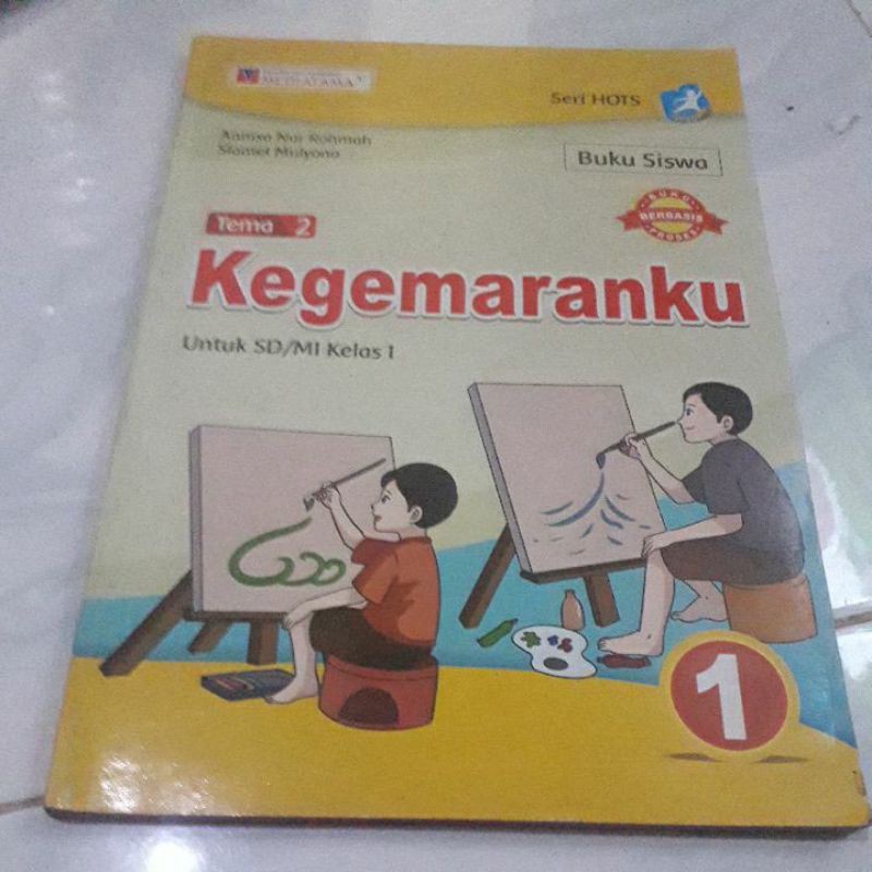 

kegemaranku tema 2 kelas 1 SD.buku siswa seri hots