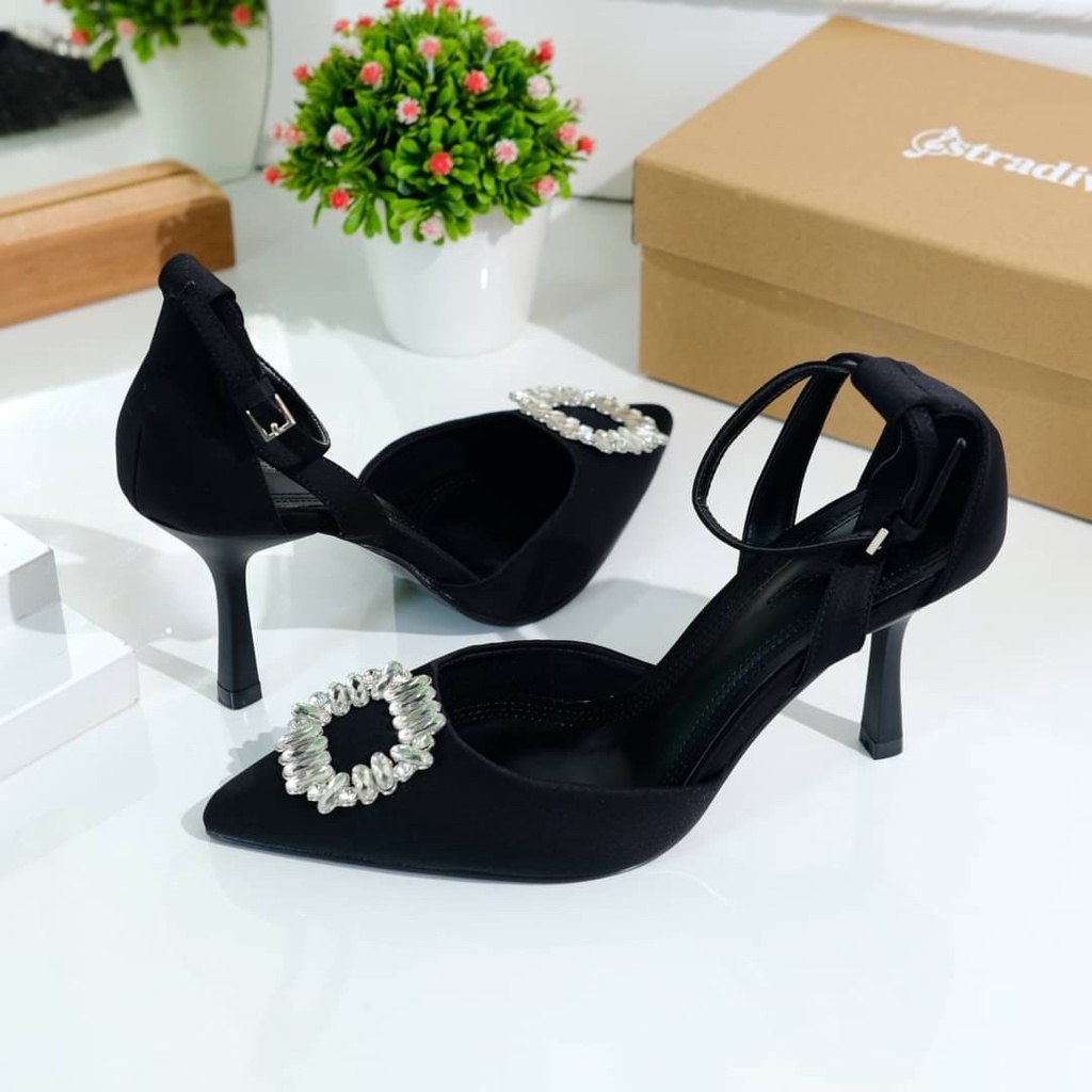 [7.7 Boombastis Sale⚡] - SEPATU WANITA PESTA HAK TINGGI STS SLINGBACK HIGH HEELS STS018 PREMIUM IMPORT