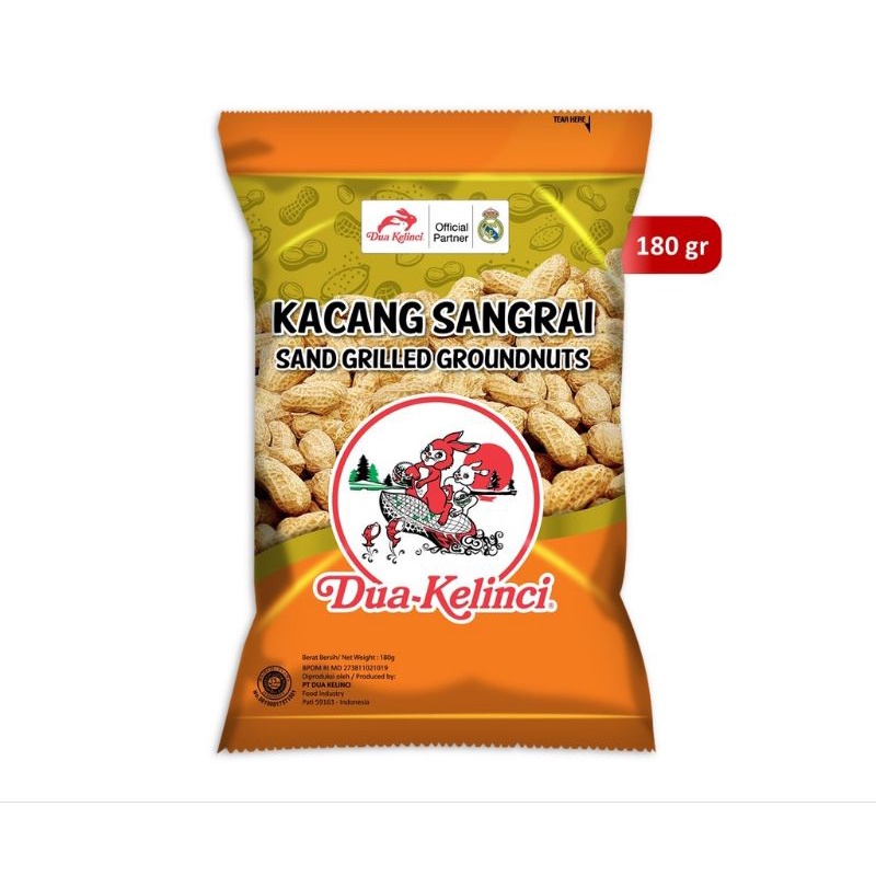 

Kacang sangrai dua kelinci 180 gr