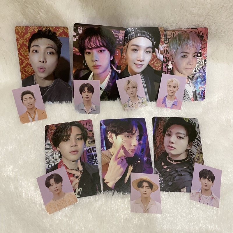 Ready BTS season's greetings 2022 sg22 sharing photocard set pc rm jin suga jimin jhope v jk taehyun