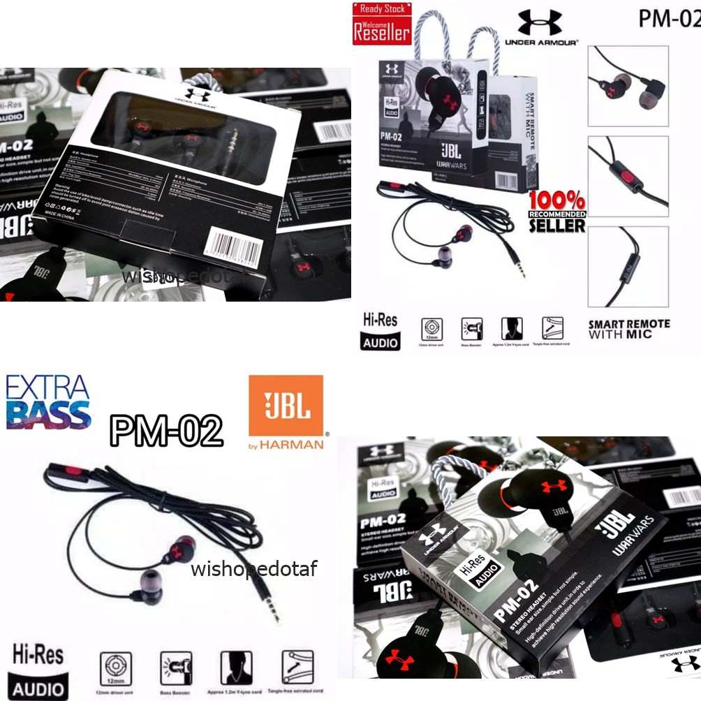 Earphone Armour  Black Super Bass