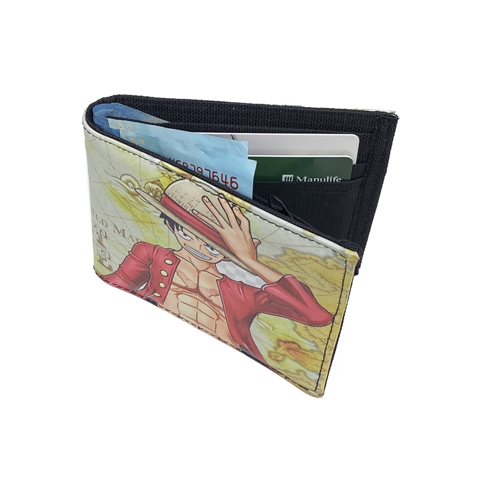 SHOPEE 6.6 SUPER SALE!! Dompet Anak Laki Laki Karakter One Piece Dompet Kulit Gambar Luffy Dompet Anak Gaul terbaru Dompet Bajak Laut OP-291 + BONUS BOX