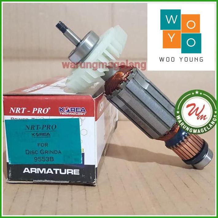 PERKAKAS ARMATURE ANGKER MESIN GERINDA MAKITA 9553B 9553 B NRT-PRO NRT PRO