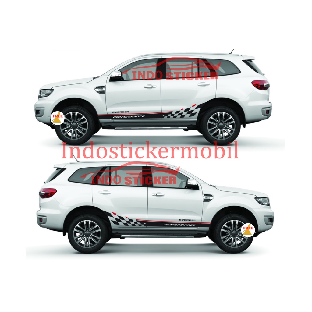 STICKER STIKER MOBIL EVEREST STIKER LIST MOBIL FORD EVEREST SIDE DECAL