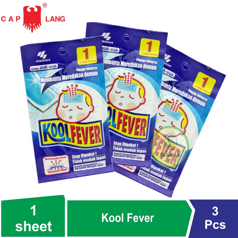 Koolfever Plester Demam Penurun Panas Anak &amp; Bayi 3 pcs / Sakinah Supermarket