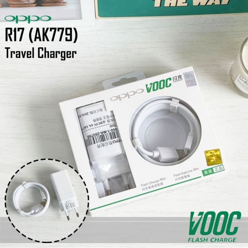 Charger Oppo F9 AK-977 4A Super Vooc Fast Charging ♧