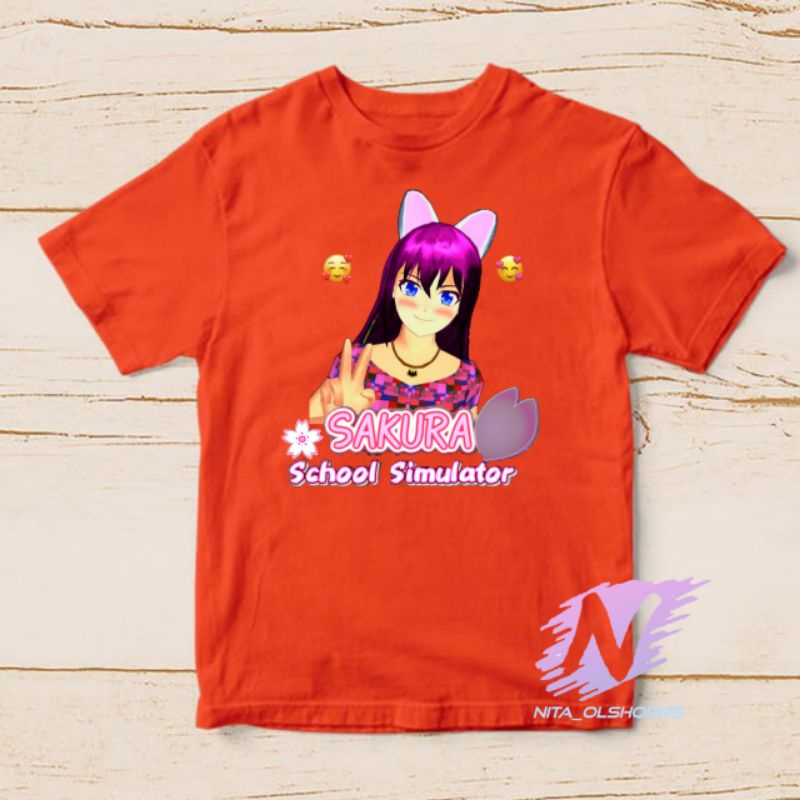 sakura school simulator kaos anak sakura baju sakura