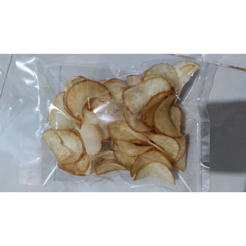 

makanan ringan keriping singkong asin