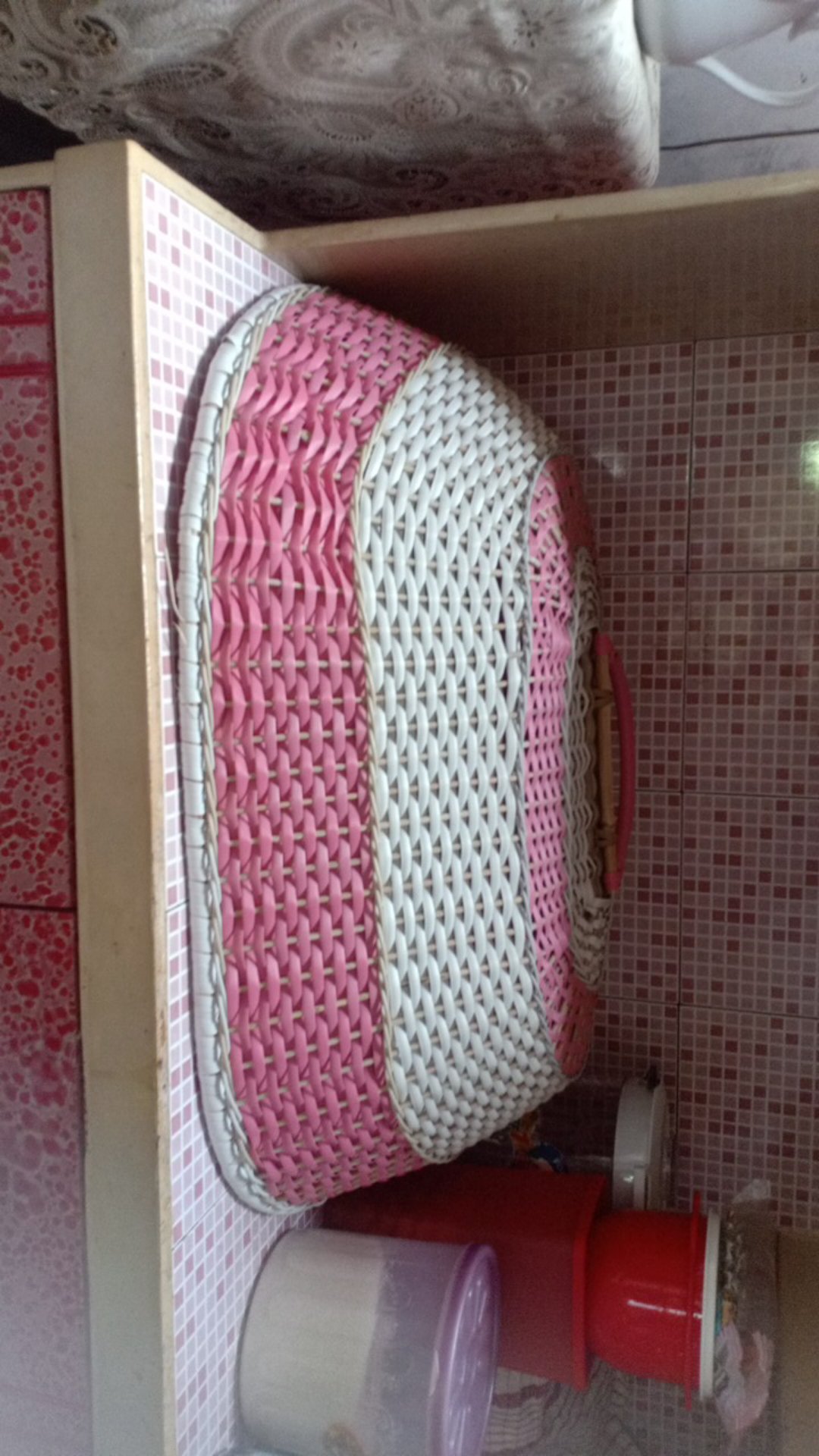 [promo] Tudung Saji Penutup Makanan Dapur Meja Makan Rotan Sintetis Dua Warna Ukuran Standar