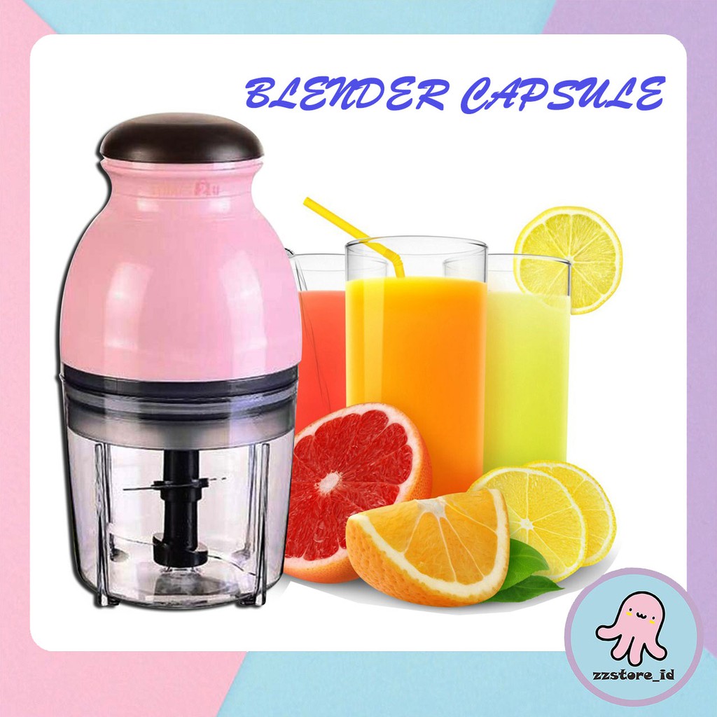 Blender CAPSULE / Penggiling Daging kapsul MINI / Mesin Penggiling Pencacah Daging Sayur Buah