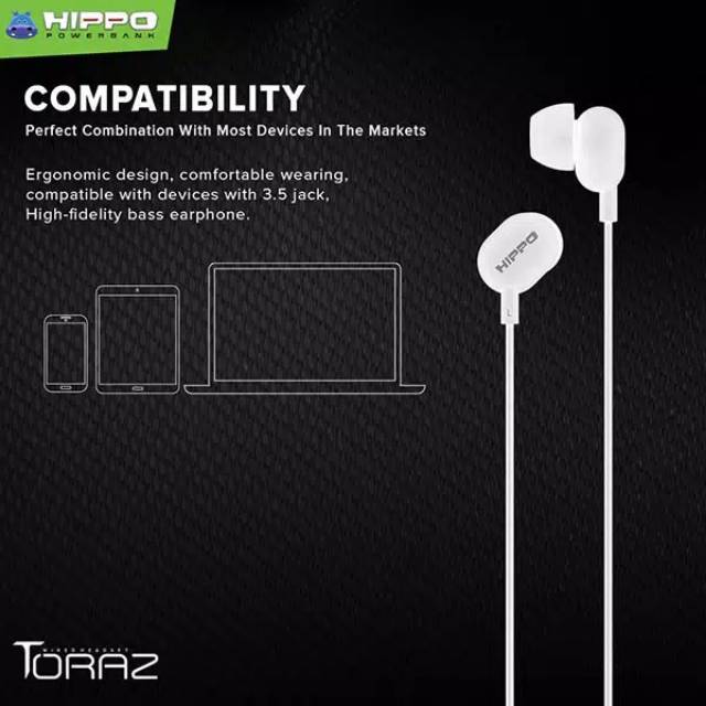 Hippo Toraz Wired Headset Stereo Sound-2