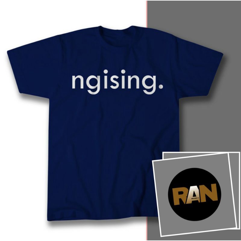 T-shirt Baju Kaos Distro NGISING (Berak) l kaos kata kata Sunda l kaos urang Sunda