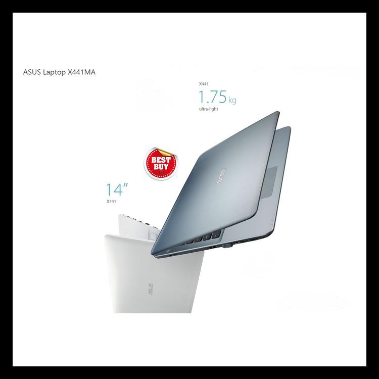 Discont X441Ba-Ga412T Asus Laptop Amd A6 Silver Promo Barang Murah