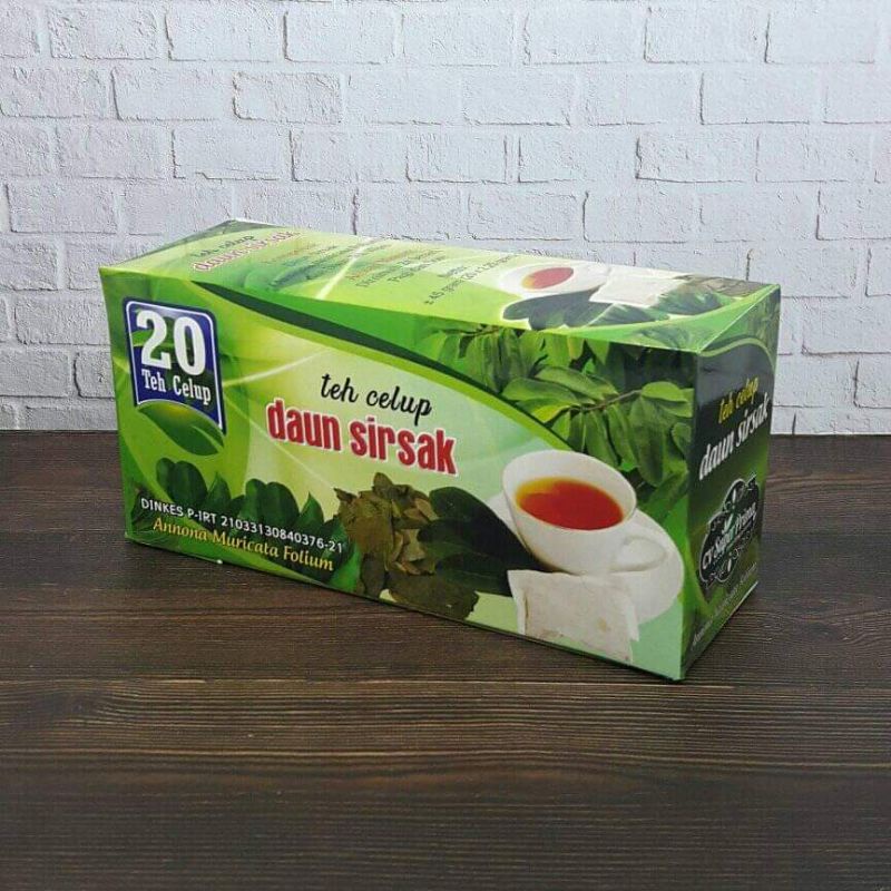 

TEH HERBAL DAUN SIRSAK CELUP 20 KANTONG ATASI KANKER ASAM URAT .DIABETES