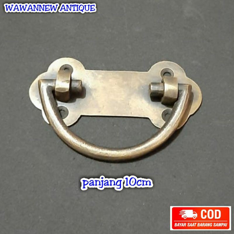 Handle / Tarikan Laci Lemari Jendela Pintu Rumah Kuningan Kitchen Set 10cm