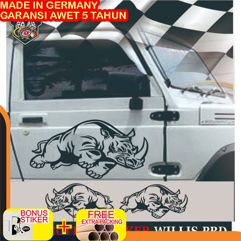 Promo STIKER MOBIL BADAK JEEP KATANA FEROZA ESCUDO 02 Keren