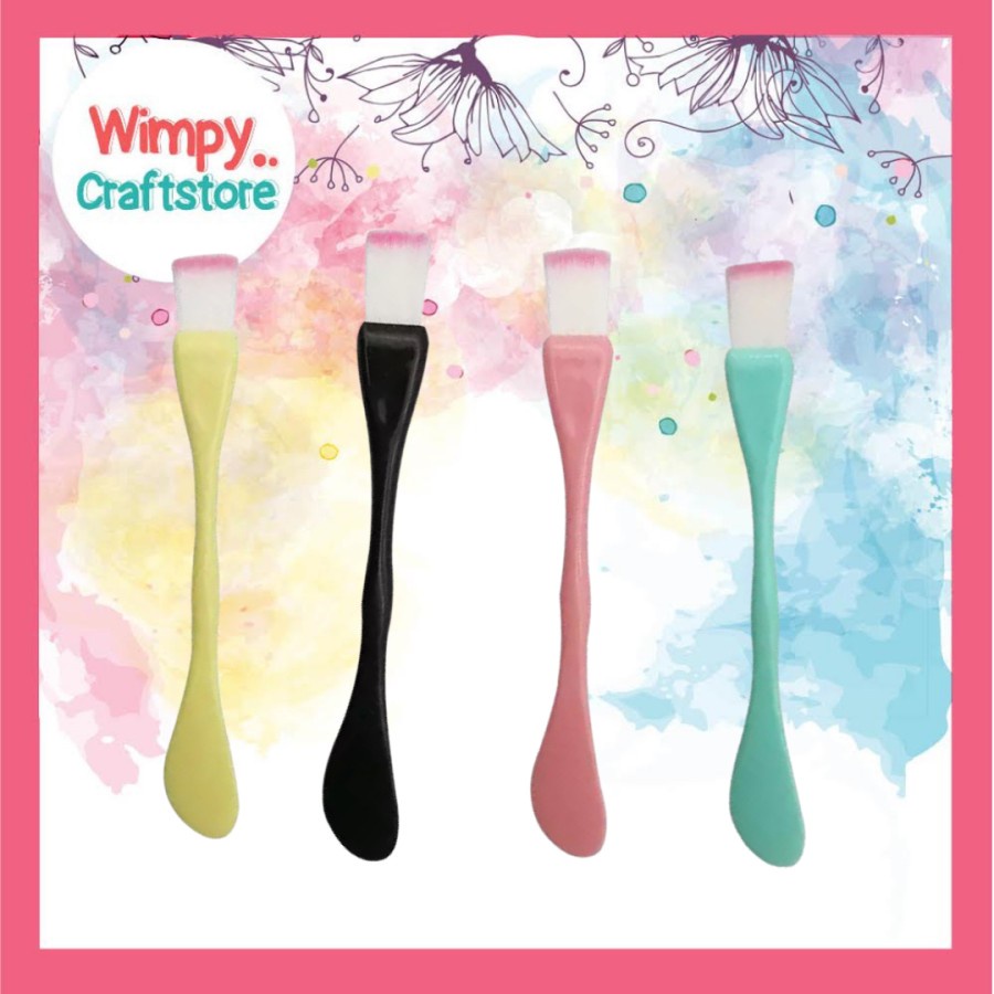 

Kuas Spatula 2in1 Kuas Varnish Cat Pelapis Cat Lukis Kuas Lem Korek