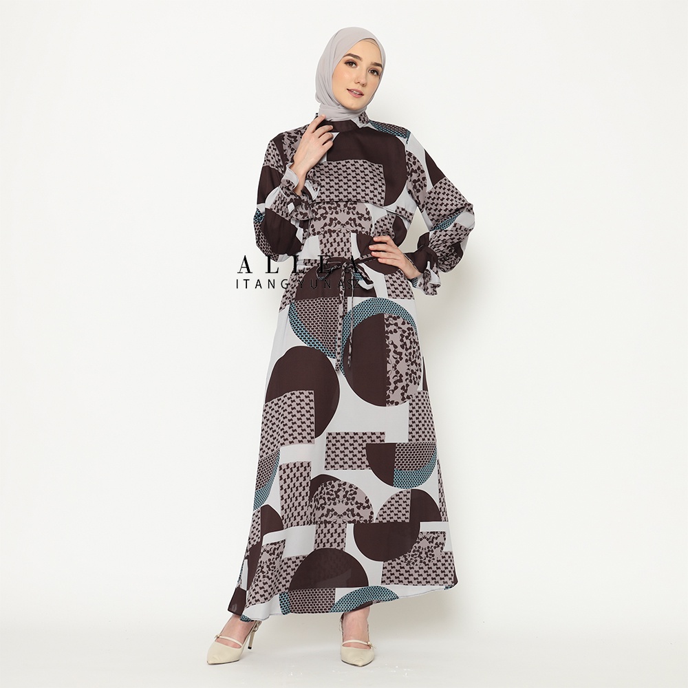 Allea Itang Yunasz / Prisya Dress / Gamis wanita - Hijab Fashion Muslim