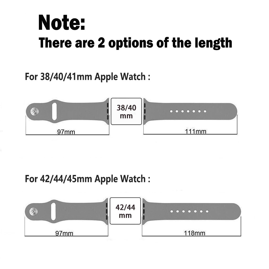 Strap untuk Apple Watch 45 41 38 42 44 40 MM iWatch Sport Silicone Belt Bracelet Series 7 6 SE 5 4 3 2 1 Band