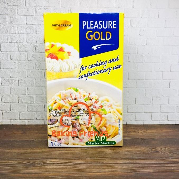 

(BISA COD) Pleasure Gold Master Gourmet Cooking Cream 1Ltr/Krim Masak Serbaguna EKSLUSIF Kode 478